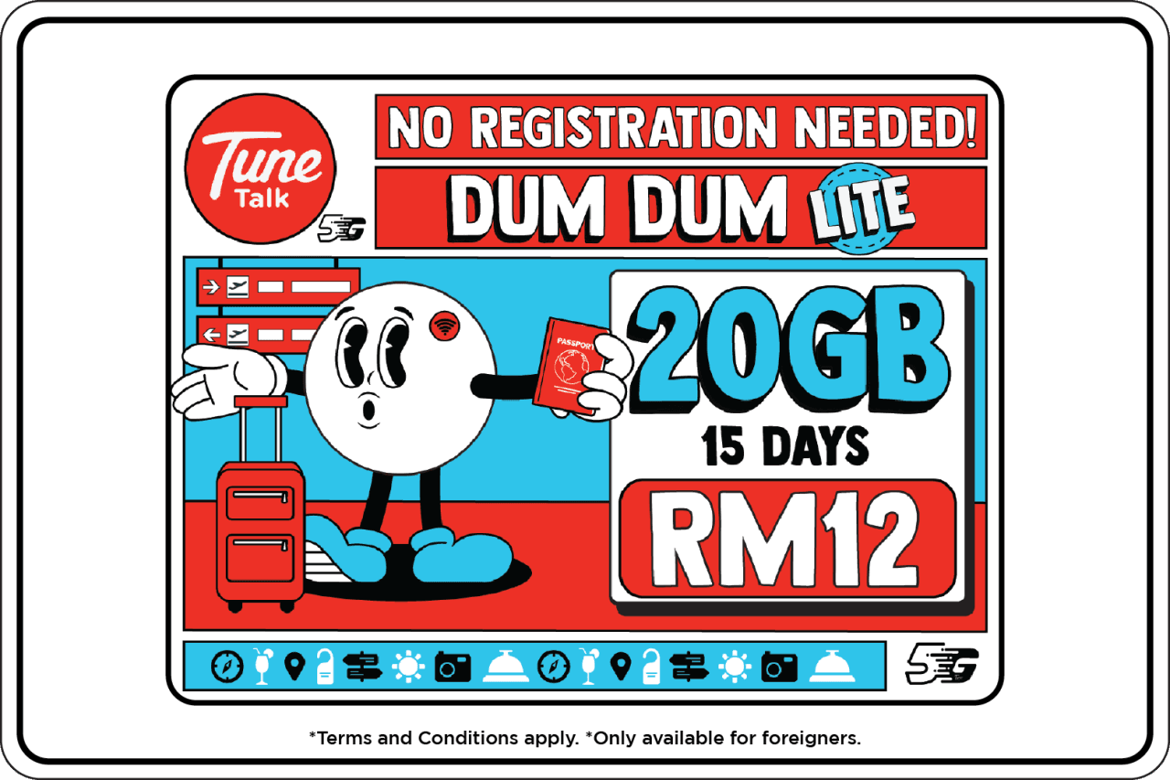 Malaysia 5G SIM Card (Kuala Lumpur International Airport Terminal 2 Pickup) - image 5